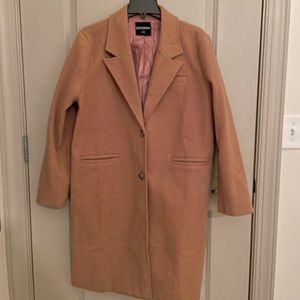 Kittenish Camel Pea Coat - Size Large - Worn Once